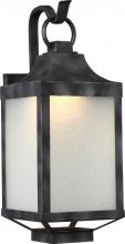  62/832 - Winthrop 8.5" Wall Lantern; Iron Black Finish