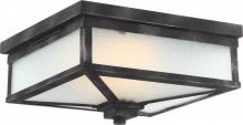  62/833 - Winthrop Flush Lantern; Iron Black Finish