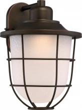  62/943 - Bungalow Large Wall Lantern; Mahogany Bronze Finish