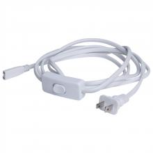  63/411 - 8-Foot Power Cord; Line Switch; White Finish