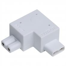  63/415 - L-Connector; Right Angle; White Finish