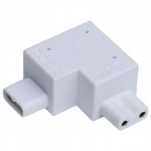  63/416 - L-Connector; Left Angle; White Finish