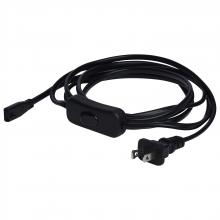  63/461 - 8-Foot Power Cord; Line Switch; Black Finish