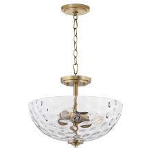  2800-15-280 - ADAMS 15" CLEAR/HAMMERED DUAL MOUNT - AGB