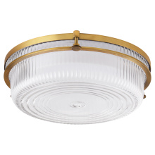  368-14-47 - EMORY 14" 5CCT CEILING MOUNT - BRUSHED BRASS