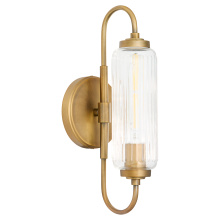  5015-1-47 - WHITMIRE 1 LIGHT WALL MOUNT - BRUSHED BRASS