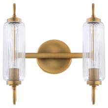  5015-2-47 - WHITMIRE 2 LIGHT VANITY - BRUSHED BRASS