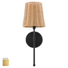  5123-1-47 - FAIRVIEW 1 LIGHT WALL MOUNT - BRUSHED BRASS