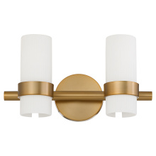  5169-2-47 - SOJOURN 2 LIGHT VANITY - BRUSHED BRASS
