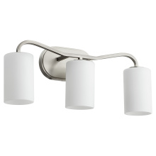  5307-3-65 - RUTHERFORD 3 LIGHT VANITY - SATIN NICKEL