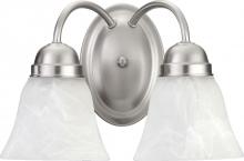  5403-2-65 - 2LT FAUX ALAB WL MNT -STN