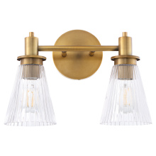  5803-2-47 - LAWTON 2 LIGHT VANITY - BRUSHED BRASS