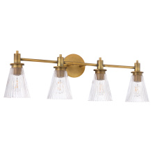  5803-4-47 - LAWTON 4 LIGHT VANITY - BRUSHED BRASS
