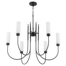  6024-6-59 - JEROME 6 LIGHT CHANDELIER - MATTE BLACK