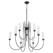  6024-9-59 - JEROME 9 LIGHT CHANDELIER - MATTE BLACK