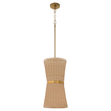  6123-2-47 - FAIRVIEW 2 LIGHT PENDANT - BRUSHED BRASS