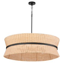  6123-8-59 - FAIRVIEW 8 LIGHT PENDANT - MATTE BLACK