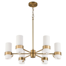  6169-6-47 - SOJOURN 6 LIGHT CHANDELIER - BRUSHED BRASS