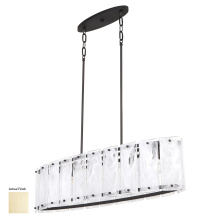  6575-6-80 - PRESTIGE 6 LIGHT LINEAR - AGED BRASS