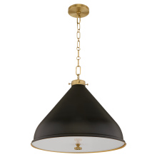  6863-20-5980 - BONNEL 20" PENDANT - MATTE BLACK/AGB