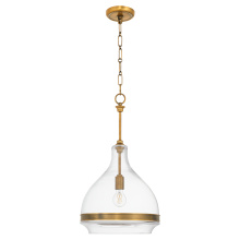  8002-1-47 - TILBROOK 14" 1LT PENDANT - BRB
