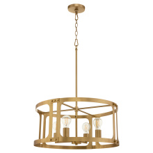  8231-4-47 - COLBURN 4 LIGHT PENDANT - BRUSHED BRASS