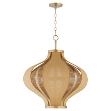  892-3-80 - MONROE 3 LIGHT PENDANT - AGED BRASS