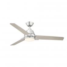  FP8406BN - Pyramid 52 inch Indoor/Outdoor Ceiling Fan with LED Light Kit - Brushed Nickel
