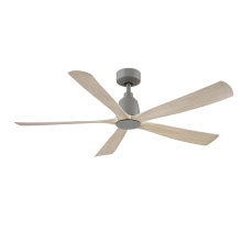  FPD5534AGP - Kute5 52 inch Indoor/Outdoor Ceiling Fan - Antique Graphite with Light Oak blades