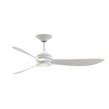  FPD6725MW - Aviara 60 in Indoor/Outdoor Ceiling Fan with LED CCT Select Light Kit - Matte White w/ Washed blades