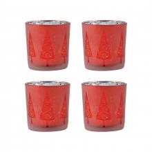  209215 - Modern Tree Votives (Set of 2)