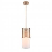 63321/1 - Esteem 6'' Wide 1-Light Mini Pendant - Aged Brass