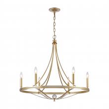  69485/6 - Noura 31.5'' Wide 6-Light Chandelier - Champagne Gold