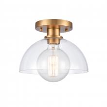  89914/1 - Julian 10'' Wide 1-Light Semi Flush Mount - Brushed Gold