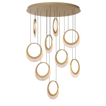  E23918-112GLD - Lyra-Multi-Light Pendant